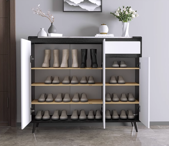 Elisha Shoe Storage, White-Weilai Concept