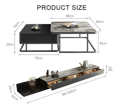 Nathan TV Stand, Sintered Stone-Weilai Concept