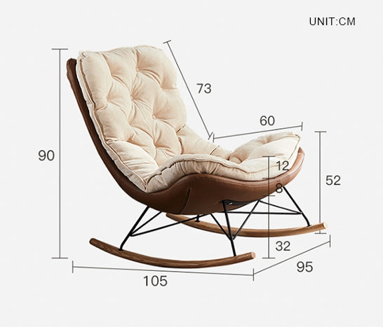 Phoebe Rocking Chair-Weilai Concept