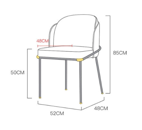 Theobald Dining Chair, Grey-Weilai Concept