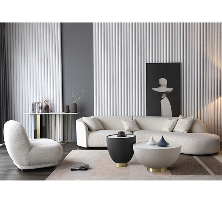 Theo Coffee Table Set, Black And White