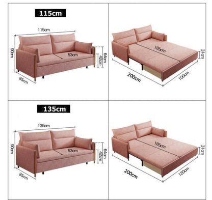 SB122 Two Seater Sofa Bed-Weilai Concept