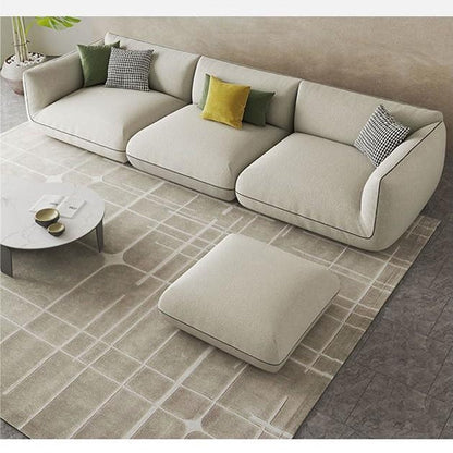 TOFU Agnes Three Seater Corner Sofa, Suede, Modular Sofa