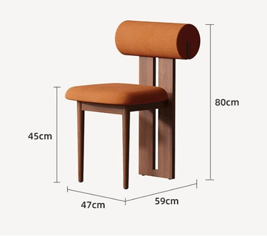 Maisie Dining Chair, Velvet or Boucle-Weilai Concept