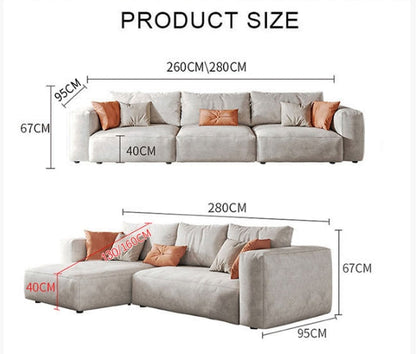 Samona Three Seater Sofa, Leathaire-Weilai Concept