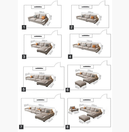 A900 Quinn Two Seater Sofa, Leathaire-Weilai Concept