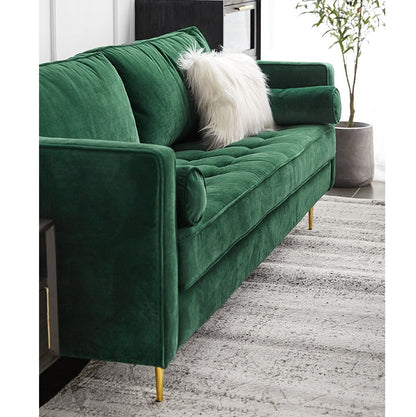 Hanoi Three Seater Sofa, Velvet