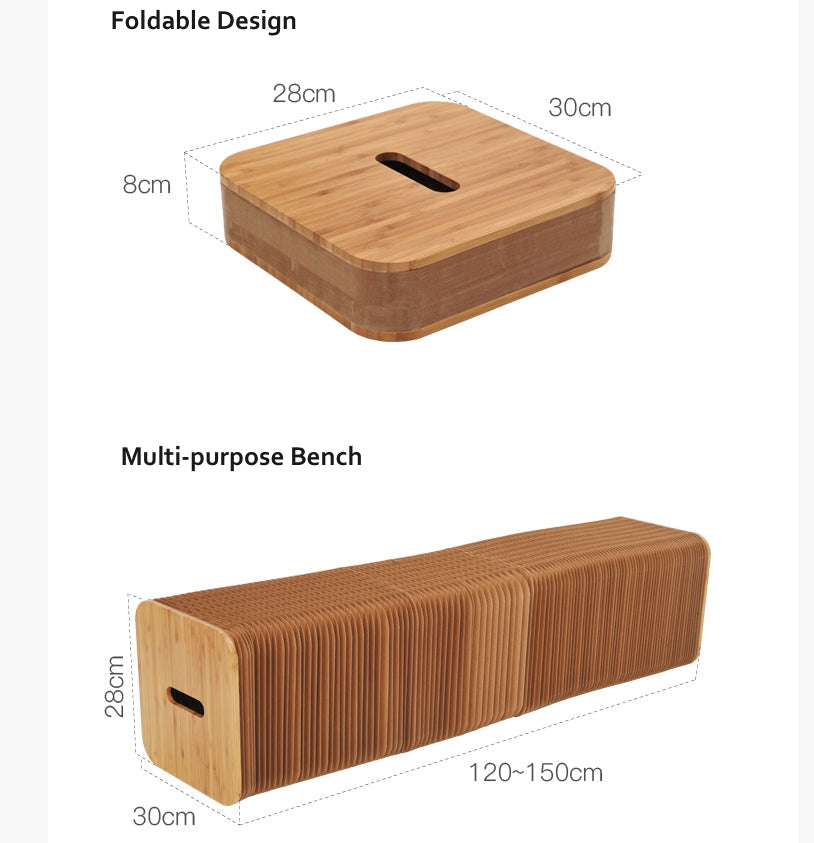 Accordion 3 Seater Bench-Weilai Concept