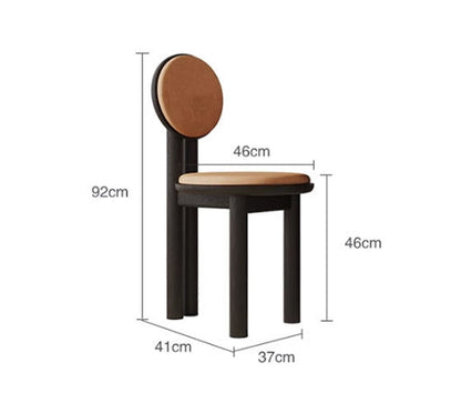 Shames Dining Chair, Oak-Weilai Concept