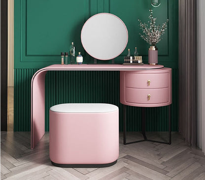 Noorali Dressing Table with Mirror, More Colors Available-Weilai Concept