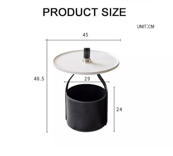 Edwina Side Table-Weilai Concept