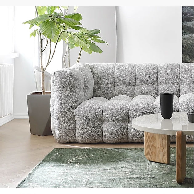 Zobah Three Seater Sofa, Boucle