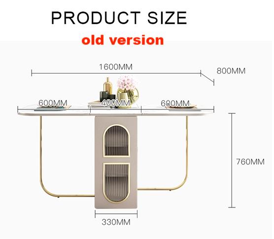 Weilai Concept Signature Folding Dining Table, Minor Scratch, Display-Weilai Concept