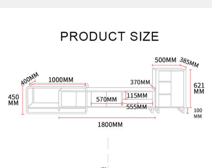 Adelaide TV Stand, White-Weilai Concept