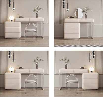 Donnelly Dressing Table With LED Mirror-Weilai Concept