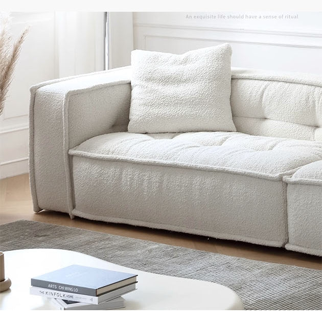 Undra Two Seater Sofa, Boucle