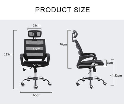 Herman Office Chair, Black-Weilai Concept