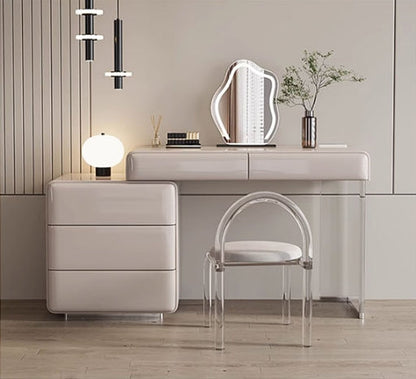 Donnelly Dressing Table With LED Mirror-Weilai Concept