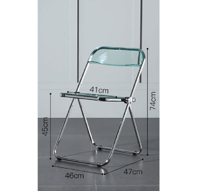 Philippe Starck Style Acrylic Folding Chair II-Weilai Concept