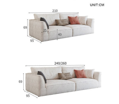 R77 Dexter Three Seater Sofa, Leathaire-Weilai Concept