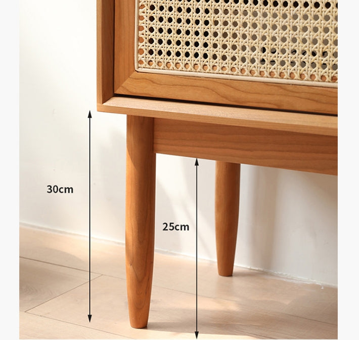 Tulma Sideboard, Natural Rattan & Oak-Weilai Concept