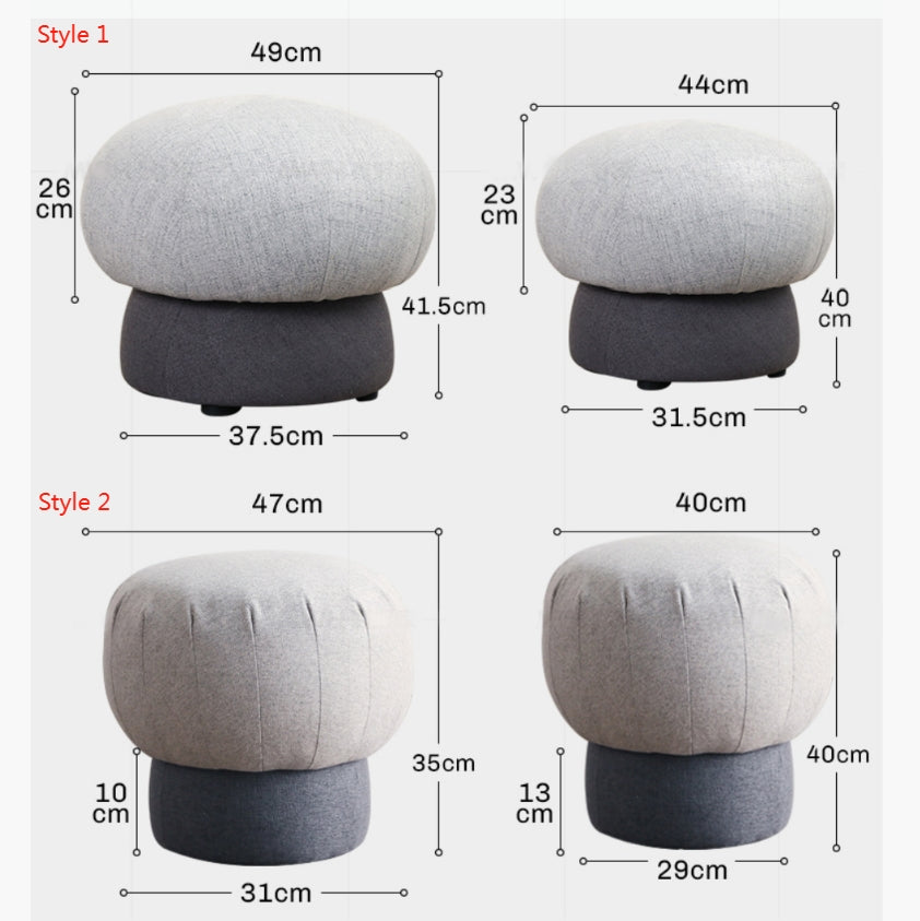 K82 MUSHROOM Kid Footstool, Multiple Color Available-Weilai Concept