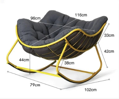 Seattle Rocking Chair, Indoor/ Outdoor Furniture-Weilai Concept