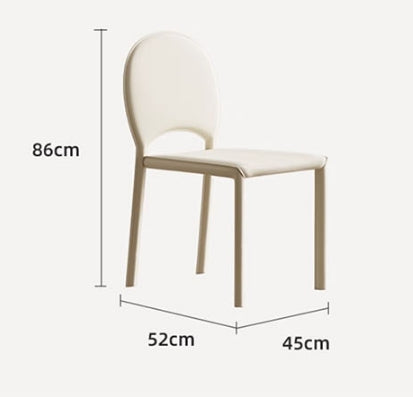 Yedda Dining Chair, Cream-Weilai Concept