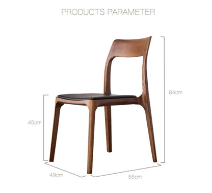 Hans CH3 Dining Chair, Dark Oak-Weilai Concept