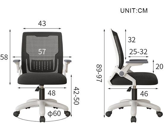 Isabel Mesh Office Chair-Weilai Concept