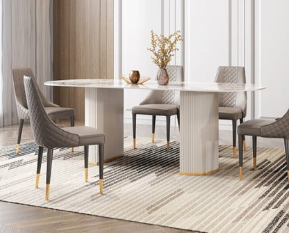 Costanza Matching Dining Chairs, Grey-Weilai Concept