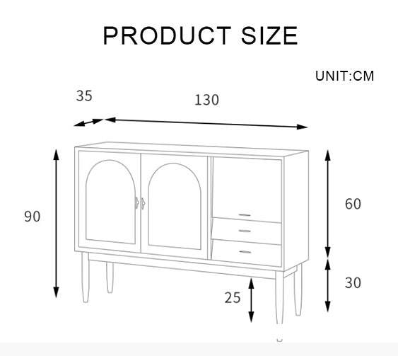 Tulma Sideboard, Natural Rattan & Oak-Weilai Concept