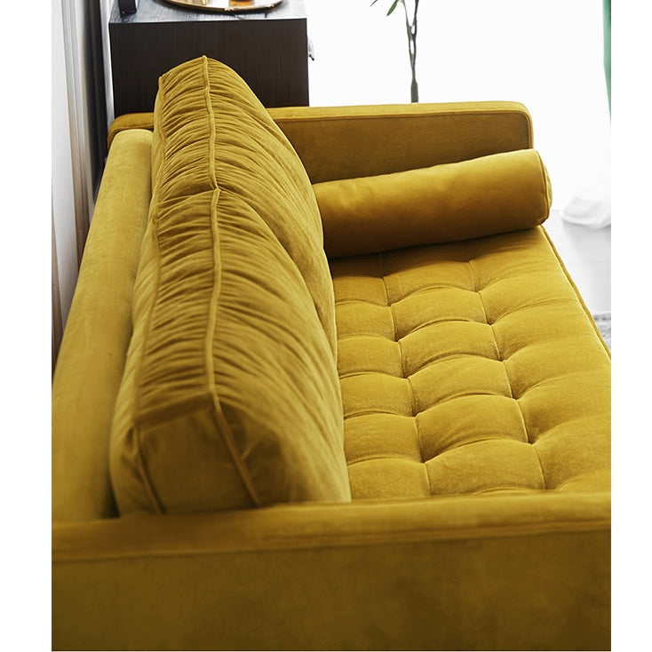 Hanoi Three Seater Sofa, Velvet