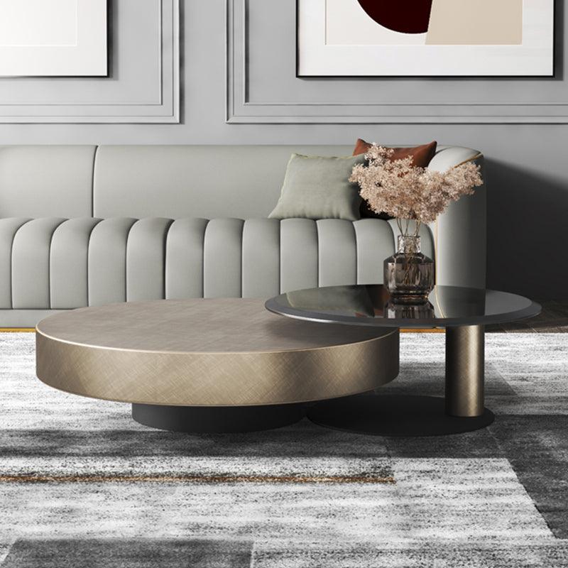 Gold Nesting Coffee Table, Gold | Weilai Concept