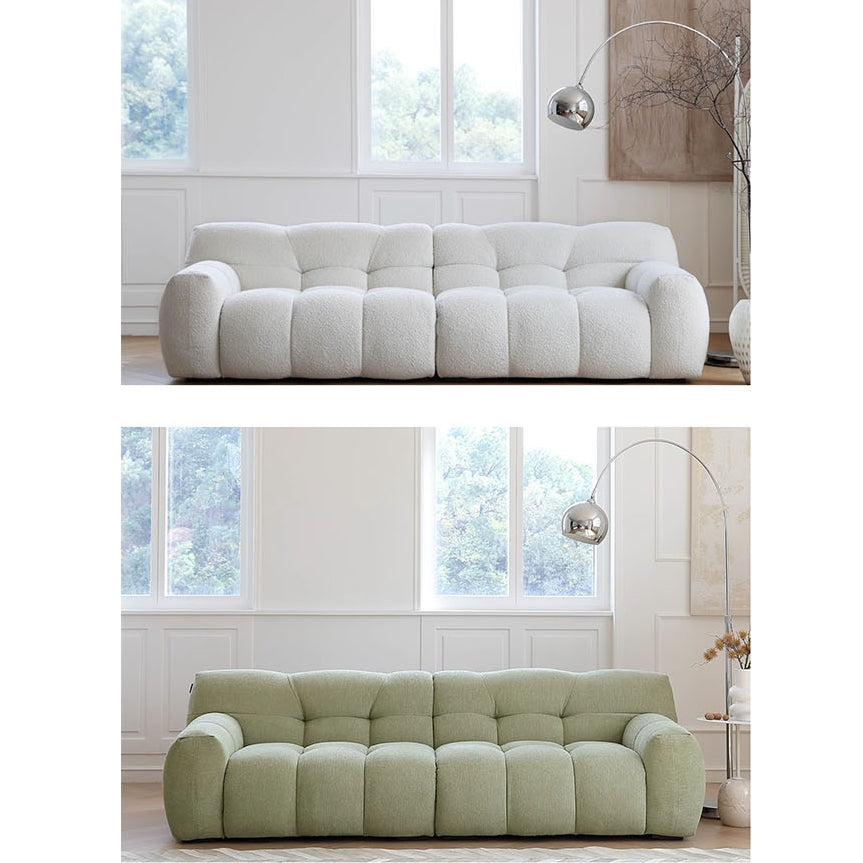 Tasya Three Seater Sofa, Boucle