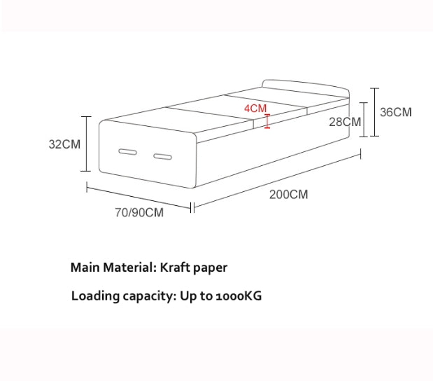 Accordion Folding Single Bed-Weilai Concept