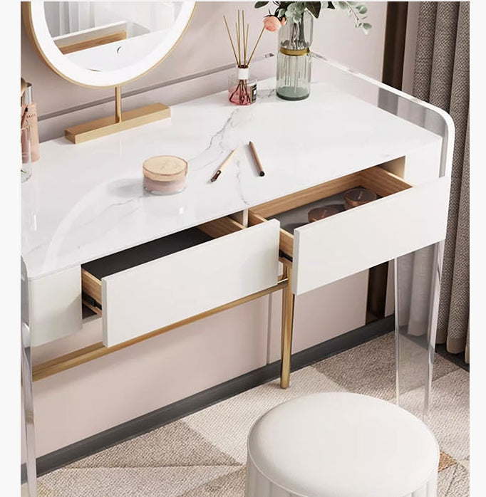 Deborah Dressing Table, White-Weilai Concept