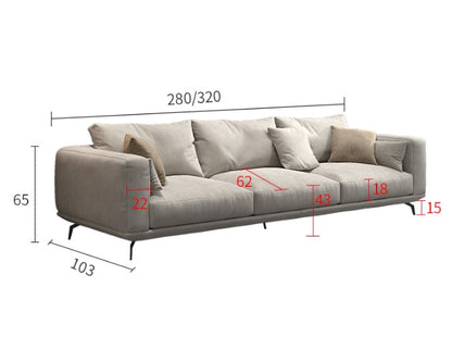 NR23 Three Seater Corner Sofa, Leathaire-Weilai Concept