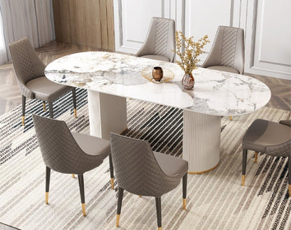 Costanza Matching Dining Chairs, Grey-Weilai Concept