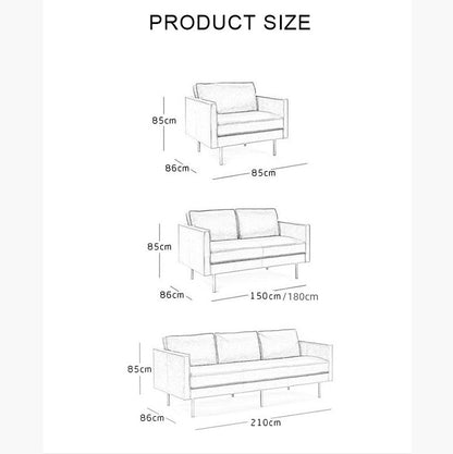 Barbican Two/Three Seater, Real Leather-Weilai Concept