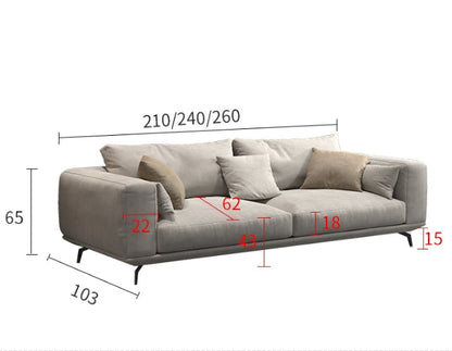 NR23 Four Seater Corner Sofa, Leathaire-Weilai Concept