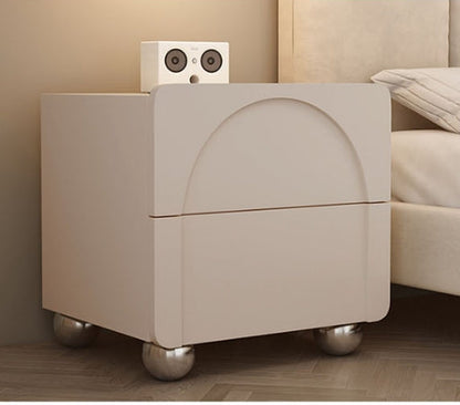 Niomi Bedside Table, Cream-Weilai Concept