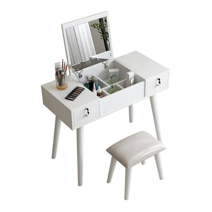 Fragoso Dressing Table With Mirror, Oak | Weilai Concept