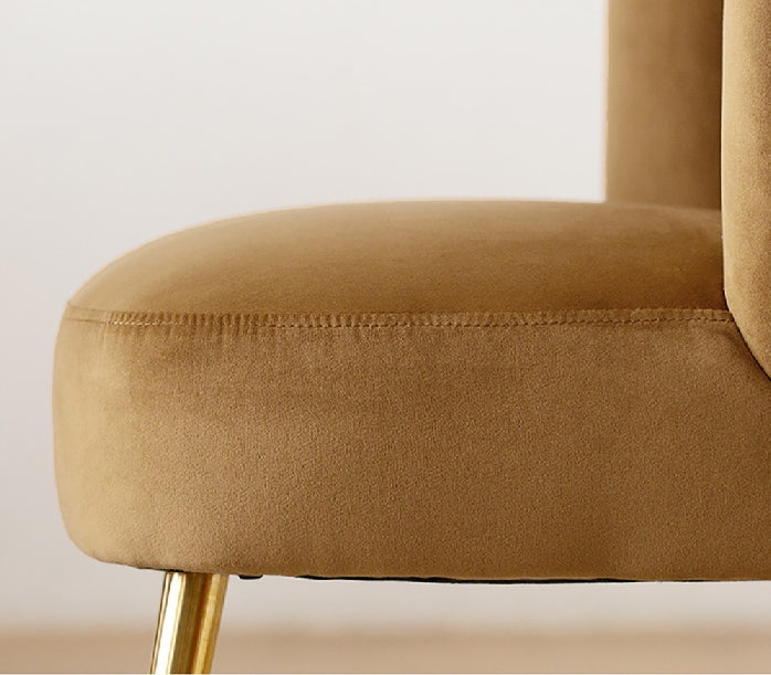 Dwight Dining Chair, Gold Frame-Weilai Concept