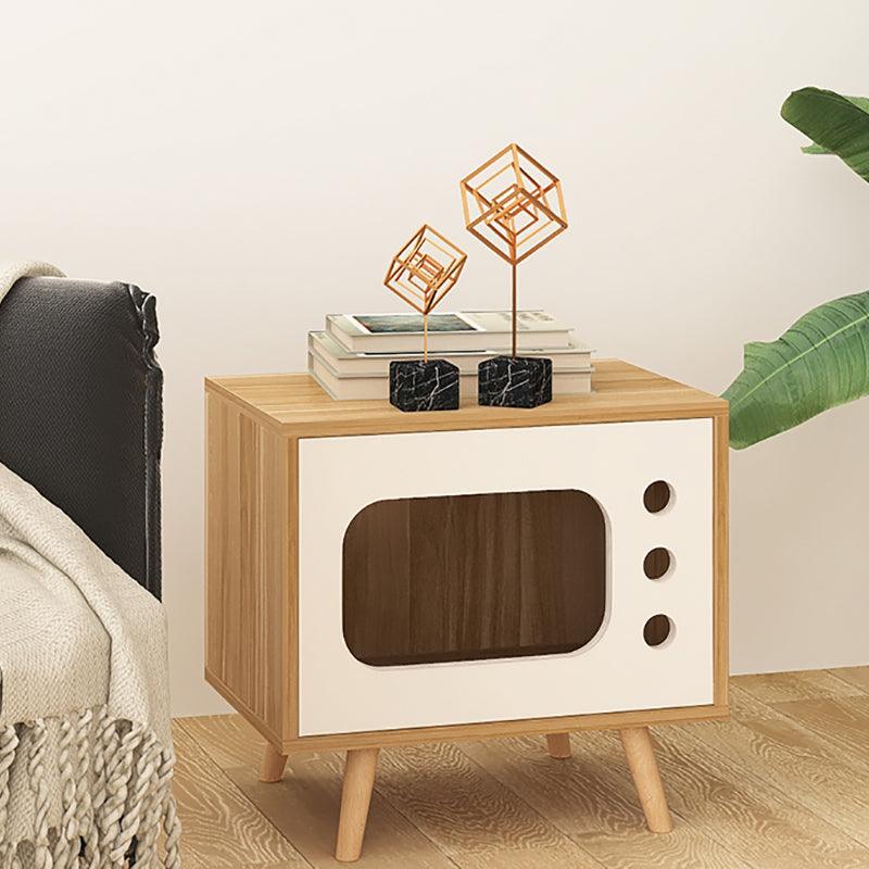 Durame Bedside Table With Pet House, Cat House | Weilai Concept