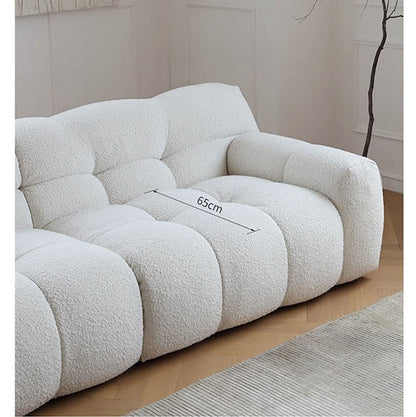 Tasya Three Seater Sofa, Boucle