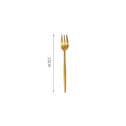 11 Piece Cutlery Set, Gold | Weilai Concept