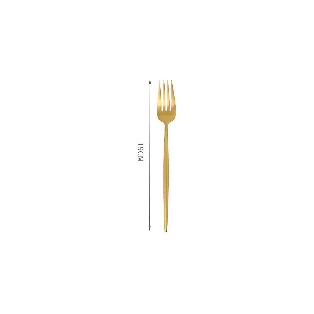 11 Piece Cutlery Set, Gold | Weilai Concept