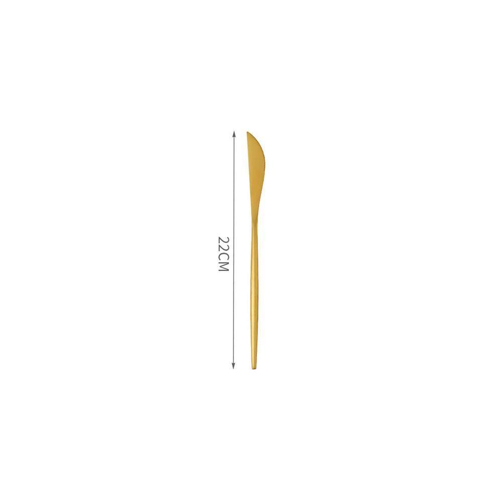 11 Piece Cutlery Set, Gold | Weilai Concept