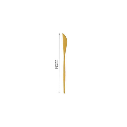 11 Piece Cutlery Set, Gold | Weilai Concept